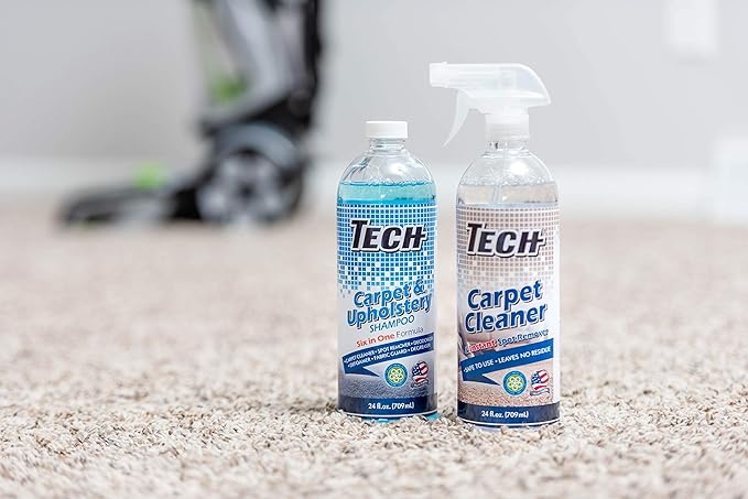 TECH Carpet Cleaner Spray - Instant Spot Remover with No Harsh Chemical (24 Oz)