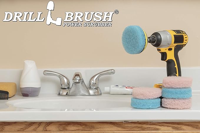 Power Scumbusting Scrubbing Pads Bathroom Surfaces Shower Tubs Tile