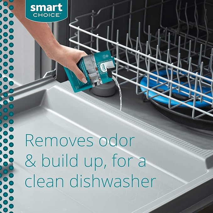 Smart Choice 10SCPROD02 Probiotic Dishwasher Cleaner, 6 Treatments