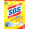 S.O.S Steel Wool Soap Pads, 18 Count