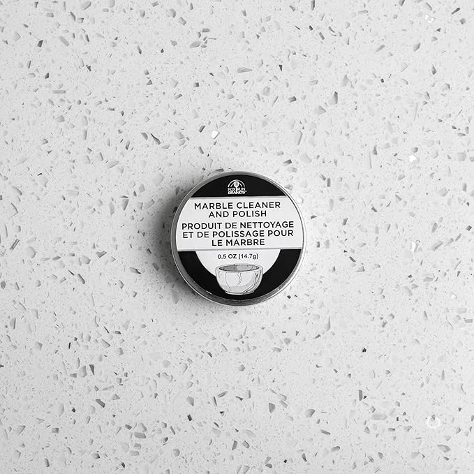 Fox Run Marble Cleaner and Polisher, 0.5 Ounces of Marble Stain Remover