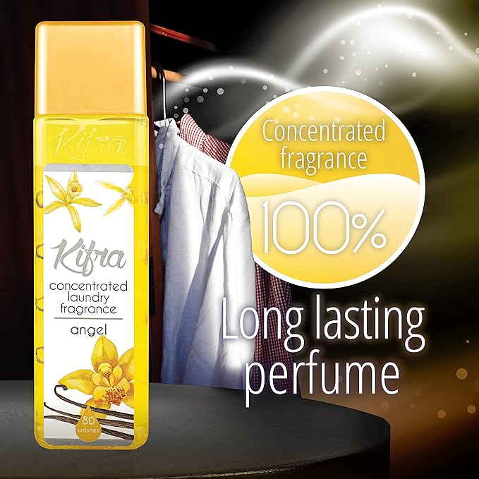 KIFRA ANGEL Concentrated Laundry Fragrance 6.76 Fl Oz 200ml 80 Washing Cycles