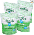 Charlie’s Soap Laundry Powder (100 Loads, 4 Pack) Deep Cleaning Washing Powder Detergent – Eco-Friendly, Safe, and Effective