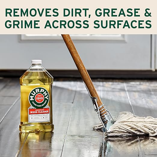 Murphy Oil Soap Concentrated Formula, Wood Cleaner, No-Rinse Floor Cleaner, Citronella Oil Scent, 32 fl oz Bottle (3 Pack)