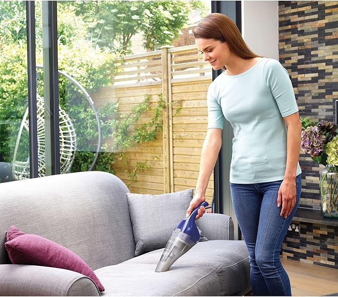 BLACK+DECKER DUSTBUSTER QuickClean Cordless Handheld Vacuum, Home and Car Vacuum with Charger (HNVC115J22)