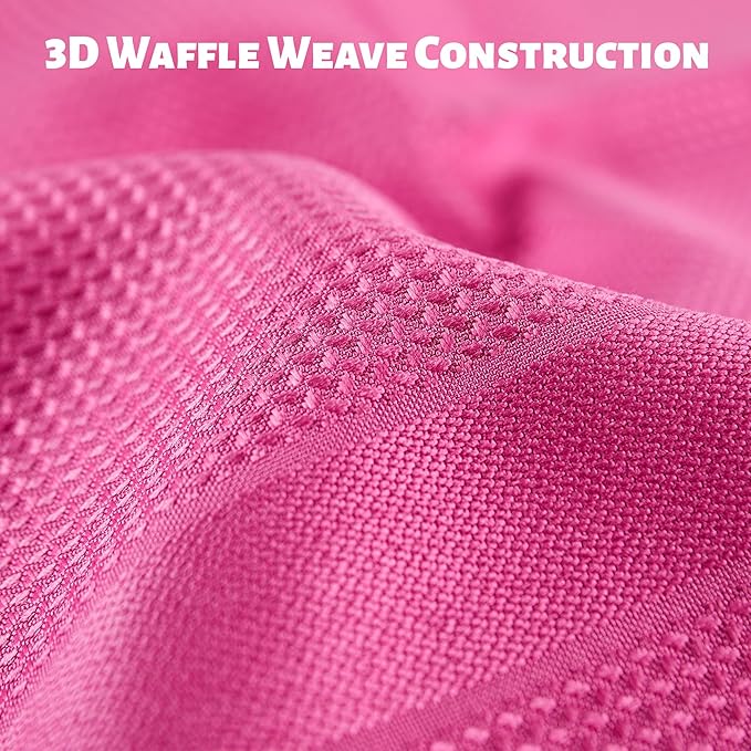 JOYMOOP Microfiber Waffle Weave Cleaning Cloth,Highly Absorbent Kitchen Towels,Quick Drying Lint Free Dish Towels for Kitchen,6 Pack, Mixed Color, 15.7×15.7inch