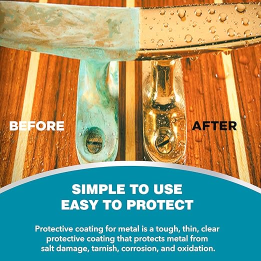 4 Oz. Clear, Protective Coating for Metal, Jewelry Coating, Jewelry Shield, Fast Drying Transparent After Curing, Long Lasting Protect Metal and Jewels from Wear, Rust