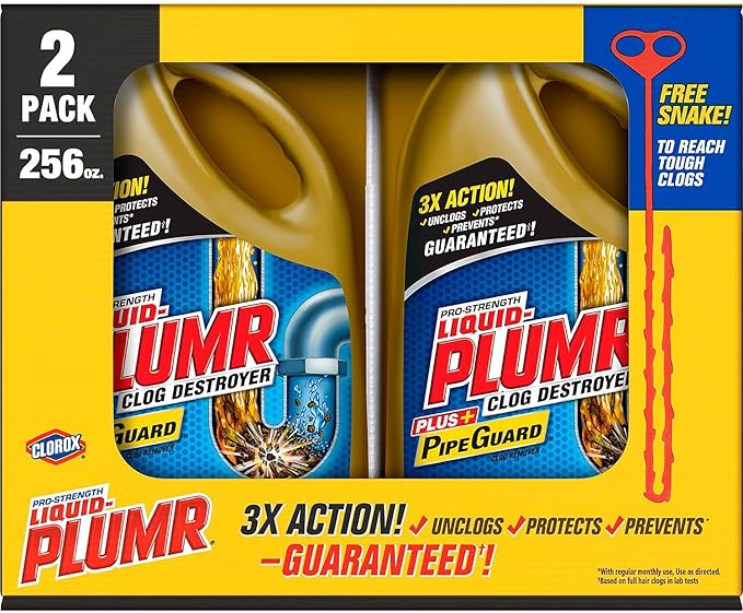 Liquid-Plumr Full Clog Destroyer 2 x 128 oz.