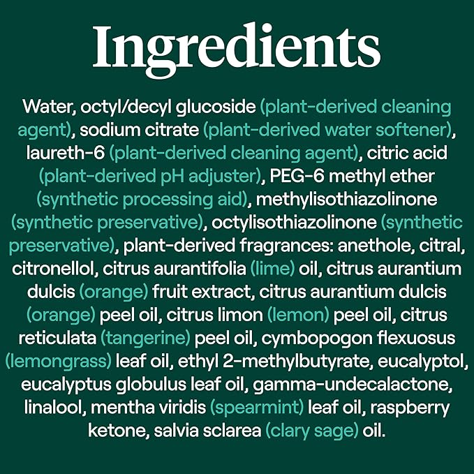 Seventh Generation All Purpose Cleaner Rejuvenating Yuzu Basil,For All Surfaces,23 fl oz,(Pack of 8)