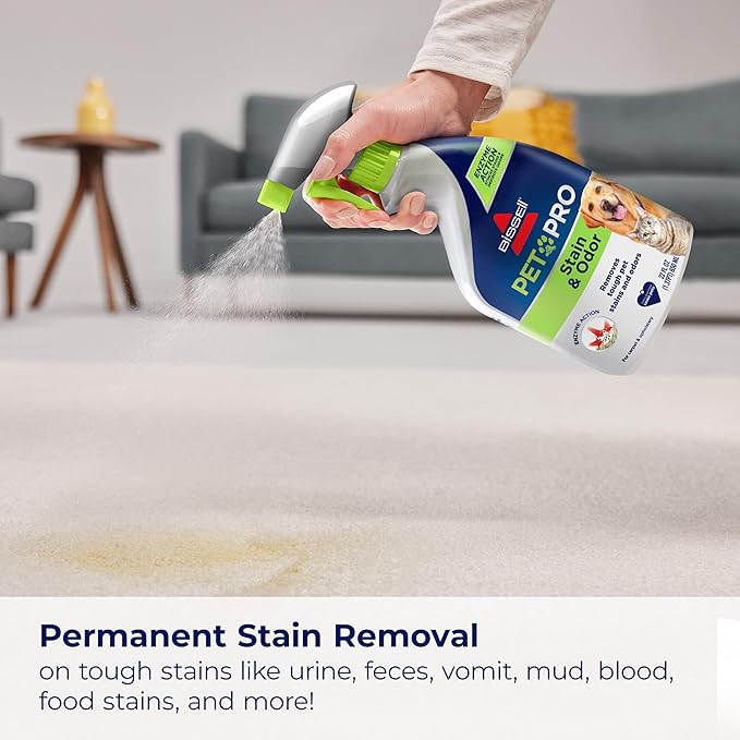 Bissell Pet Pro Stain and Odor Eliminator with Enzyme Action, 2 pack, 77X7F
