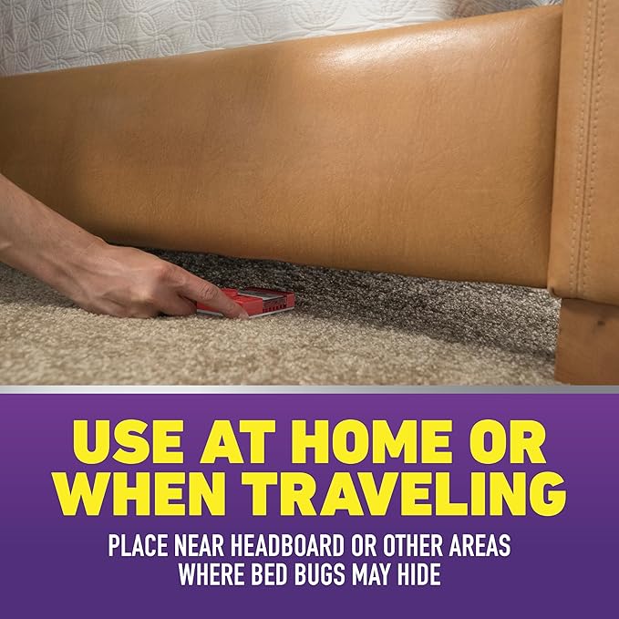Ortho Home Defense Max Bed Bug Trap, Detect Bed Bugs in Homes and While Traveling, 2 Traps in Each Package (Pack of 10)