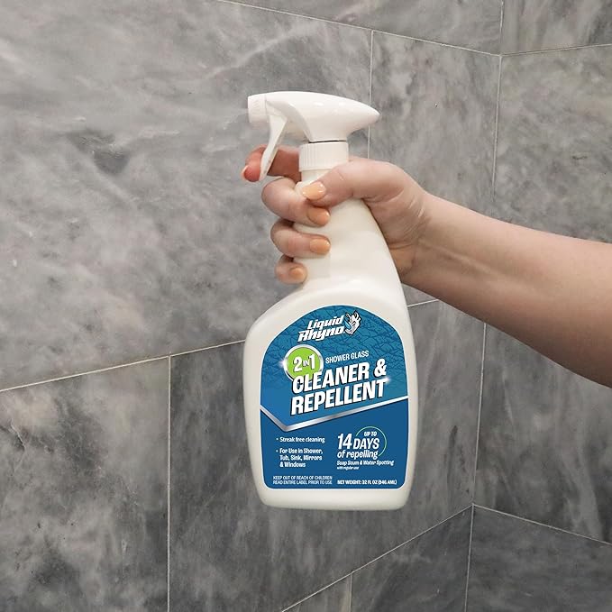 Danco Liquid Rhyno 2-in-1 Shower Glass Cleaner & Repellent
