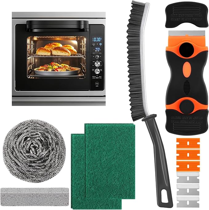 XANGNIER Heavy Duty Oven Cleaner Brush Sets,Oven Cleaning Kits Tools Accessories
