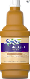 Swiffer WetJet Wood Floor Cleaner Solution Refill, 42.2 fl oz
