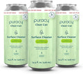 Puracy Multi-Surface Cleaner Clean Can- Plant-Powered All Purpose Cleaner - Surface Cleaner Solution As Seen on TikTok (Green Tea + Lime, 14.4 fl oz, 3 Pack)