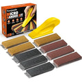 54PCS Premium Micro Sander, Detail & Mini Sander Block – Precision Small Hand Sanding Tool, 80–800 Grit Sandpaper Kit, 3-in-1 Set for Wood, Crafts, Furniture, Tight Spaces & DIY Projects