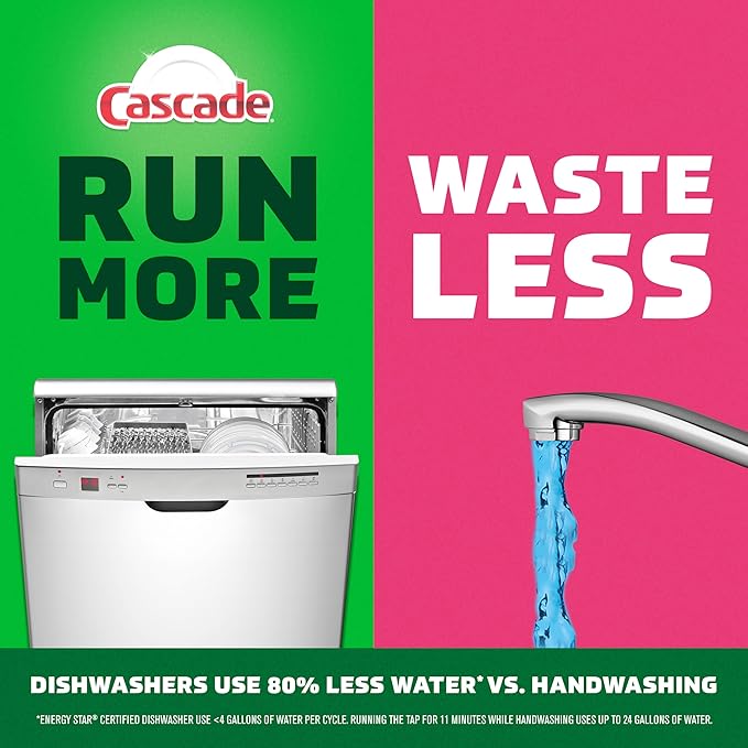 Cascade "Wicked: For Good" Limited Edition Complete Dishwasher Pods, Dishwasher Detergent, Dish Detergent Soap, Emerald City, 78 ct