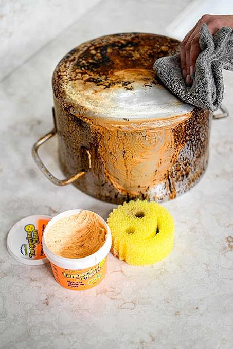 Cleaning Bundle - Scrub Daddy Sponge and Tangerine Cleaning Paste Set