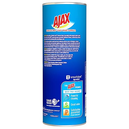 Ajax Powder Cleanser with Bleach - 21 ounce (Pack of 12)