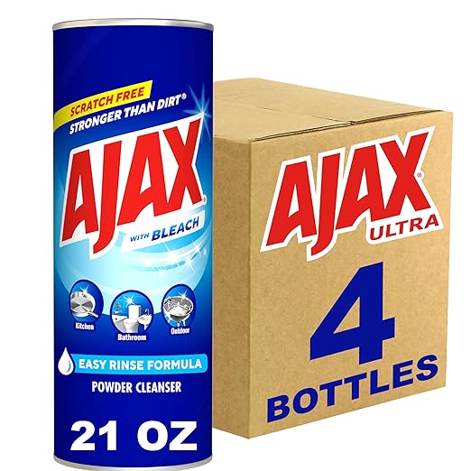 Ajax Powder Cleanser with Bleach - 21 ounce (Pack of 12)