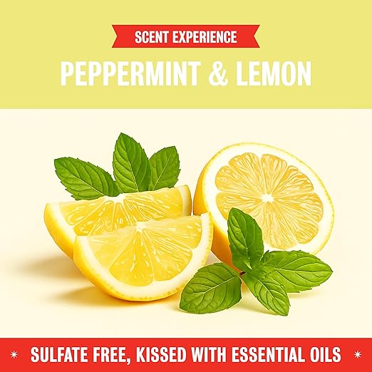 Rebel Green Super Deluxe Dish Soap - Natural Dishwashing Soap - Liquid Dish Detergent - Sustainable Dish Liquid Scented with Peppermint & Lemon - (16 oz Bottles, 1 Pack) - Packaging May Vary