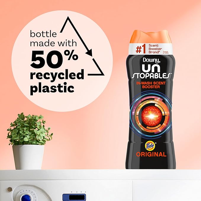 Downy Unstopables In-Wash Laundry Scent Booster Beads, Tide Original, 13.4 oz