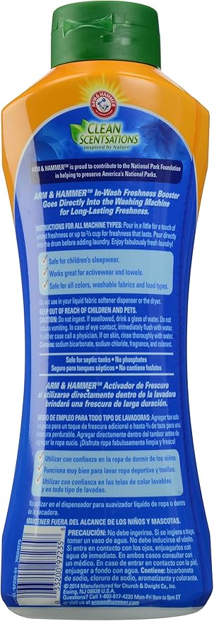 Arm & Hammer Clean Scentsations in-wash Freshness Booster, Purifying Waters, 24 Ounce