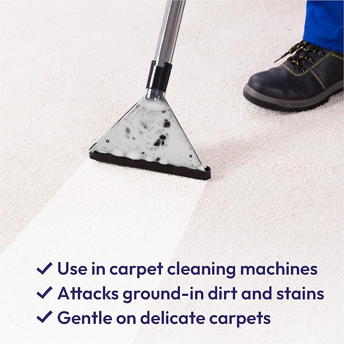 1001 Carpet Machine Solution, Perfect For Large and High Traffic Areas, Gentle On Upholstery and Carpets, 500 ml (Pack of 1)