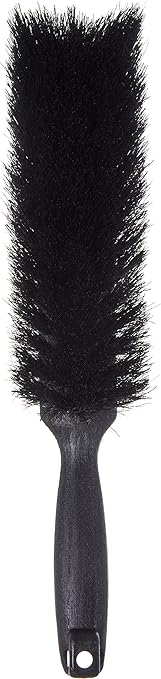 SPARTA Flo-Pac Counter Brush Scrub Brush, Cleaning Brush with Synthetic Fiber Bristles for Cleaning, 8 Inches, Black