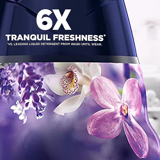 Downy Calm In Wash Laundry Scent Booster Beads,Soothing Lavender And Vanilla Bean Scent,24.0 OZ,Laundry-Scent Beads,Long Lasting Freshness,(Pack of 2)