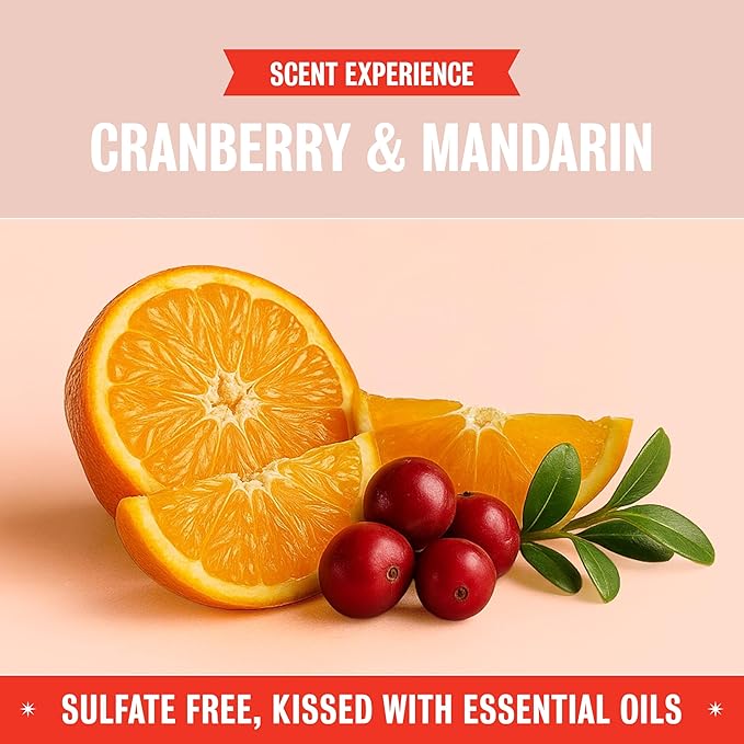 Rebel Green Super Deluxe Dish Soap - Plant-Derived Sustainable Dishwashing Soap - Cranberry & Mandarin Scent - 16 fl oz - 2 Pack