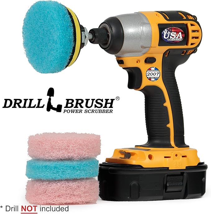 Power Scumbusting Scrubbing Pads Bathroom Surfaces Shower Tubs Tile