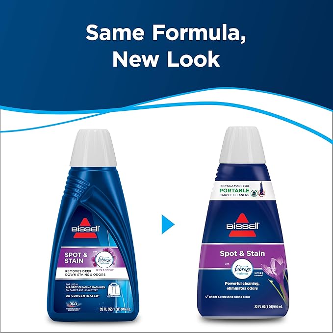 Bissell Spot & Stain with Febreze Freshness Spring & Renewal Formula,7149,32 ounces,(Pack of 2)
