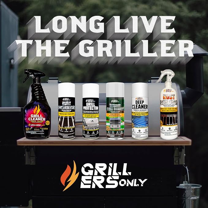 2-Pack Ceramic Grill Protector | Rust Prevention Spray & Anti Rust Spray for Metal | UV Shield & Blackstone Griddle Conditioner Alternative for Exterior Protection - 14.8 fl oz.