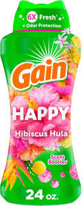 Gain In-Wash Laundry Scent Booster Beads, Happy, 24 oz