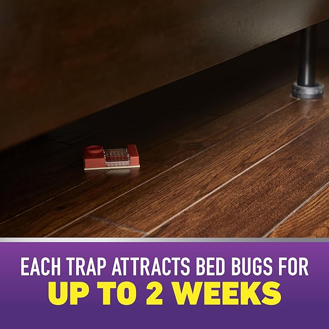 Ortho Home Defense Max Bed Bug Trap, Detect Bed Bugs in Homes and While Traveling, 2 Traps in Each Package (Pack of 10)