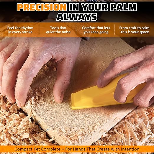 54PCS Premium Micro Sander, Detail & Mini Sander Block – Precision Small Hand Sanding Tool, 80–800 Grit Sandpaper Kit, 3-in-1 Set for Wood, Crafts, Furniture, Tight Spaces & DIY Projects
