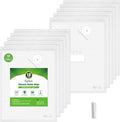 Syntus Vacuum Sealer Bags for Food, 10 Pcs Medium Size 10" x 13.8" Food Storage Bags for Sous Vide Cooking Microwave Heating, Air Valve Zipper Bags & Zip Clips