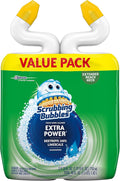 Scrubbing Bubbles Extra Power Toilet Bowl Cleaner, Rainshower, 1 Squeeze Bottle, 24 oz, (Pack of 2)