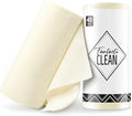 Fantasticlean Microfiber Cleaning Cloth Roll -40 Pack, Tear Away Microfiber Towels, 12" x 12", Reusable, Washable, Scratch Free, Ultra Absorbent Dishcloth for All-Around Cleaning Supplies (Beige)