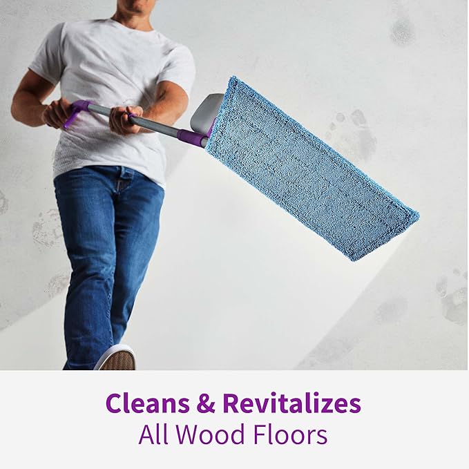 Rejuvenate Wood Floor Cleaner Refill, 1 Gallon, Cleans and Protects All Sealed Hardwood Floors and Dries Fast for a Streak-Free Clean