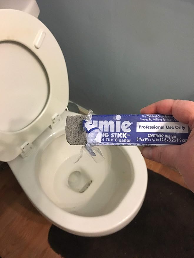 PUMIE Heavy Duty Scouring Sticks, By United States Pumice Co, Cleans Porcelain, Ceramic Tile, Concrete Masonry and Iron, Institutional Pack of 12 Bars, UPM 12