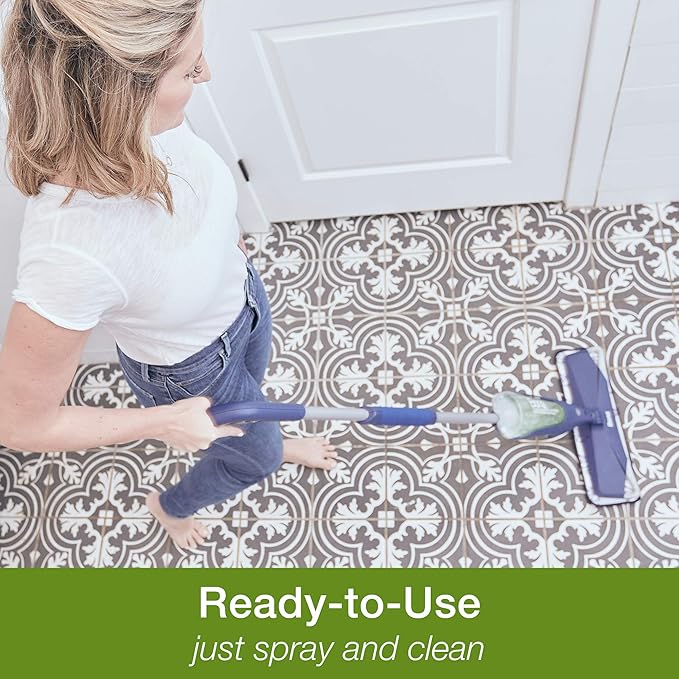 Bona Multi-Surface Floor Cleaner Refillable Spray Mop Cartridge, for Stone Tile Laminate and Vinyl LVT/LVP, 34 Fl Oz (Pack of 2)