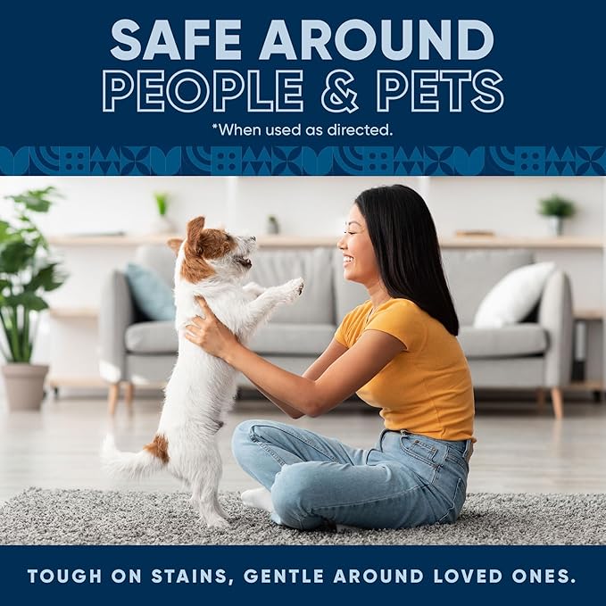 Oxy Pet Carpet Cleaner Spray | Pet Stain Remover for Pet Urine, Cat Pee, Dog Poop | Deep Spot Treating Action on Carpeting, Upholstery, Laundry, Pet Beds & More (32 Fl Oz)