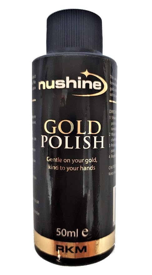 Nushine Gold Polish 1.7 Oz - Ecofriendly Formula Works Effortlessly With Beautiful Results