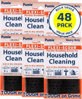 PUMIE Flexi-Scour, 5.5 x 4 Inch Flexible Scrubbing Screen for Household Cleaning, Flexible Scouring Mesh Pad, FLEX-12 C Abrasive Grit Cleaning Screen for Grill, Removes Carbon, Rust, Scale(Pack of 48)