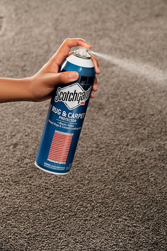 Scotchgard Rug & Carpet Protector, Carpet & Rug Protector Blocks Stains During Fall and Winter Holidays, Fabric Protector Makes Cleanup of Stains from Food Spills Easier, 17 oz (Pack of 2)