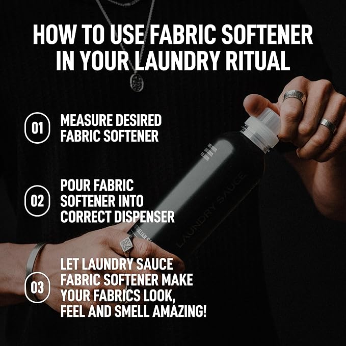 Laundry Sauce - 02 Sets of Luxury Scented Laundry Fabric Softener Bundle (Australian Sandalwood and Italian Bergamot), Premium Laundry Fabric Softener with High-End, Sophisticated Fragrances