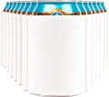 Blank Beer Can Cooler Sleeves (60-Pack) Soft Insulated Beer Can Coolies - HTV Friendly Blank Koolies in Bulk for Beer Cans & Bottles - Coolie Blanks for Vinyl Projects & Wedding Favors (White)