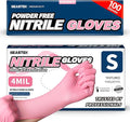 Beastek Nitrile Disposable Exam Gloves, 4Mil 100 Ct Powder-Free Latex-Free Food-Safe for Cooking Medical Esthetician, Orchid